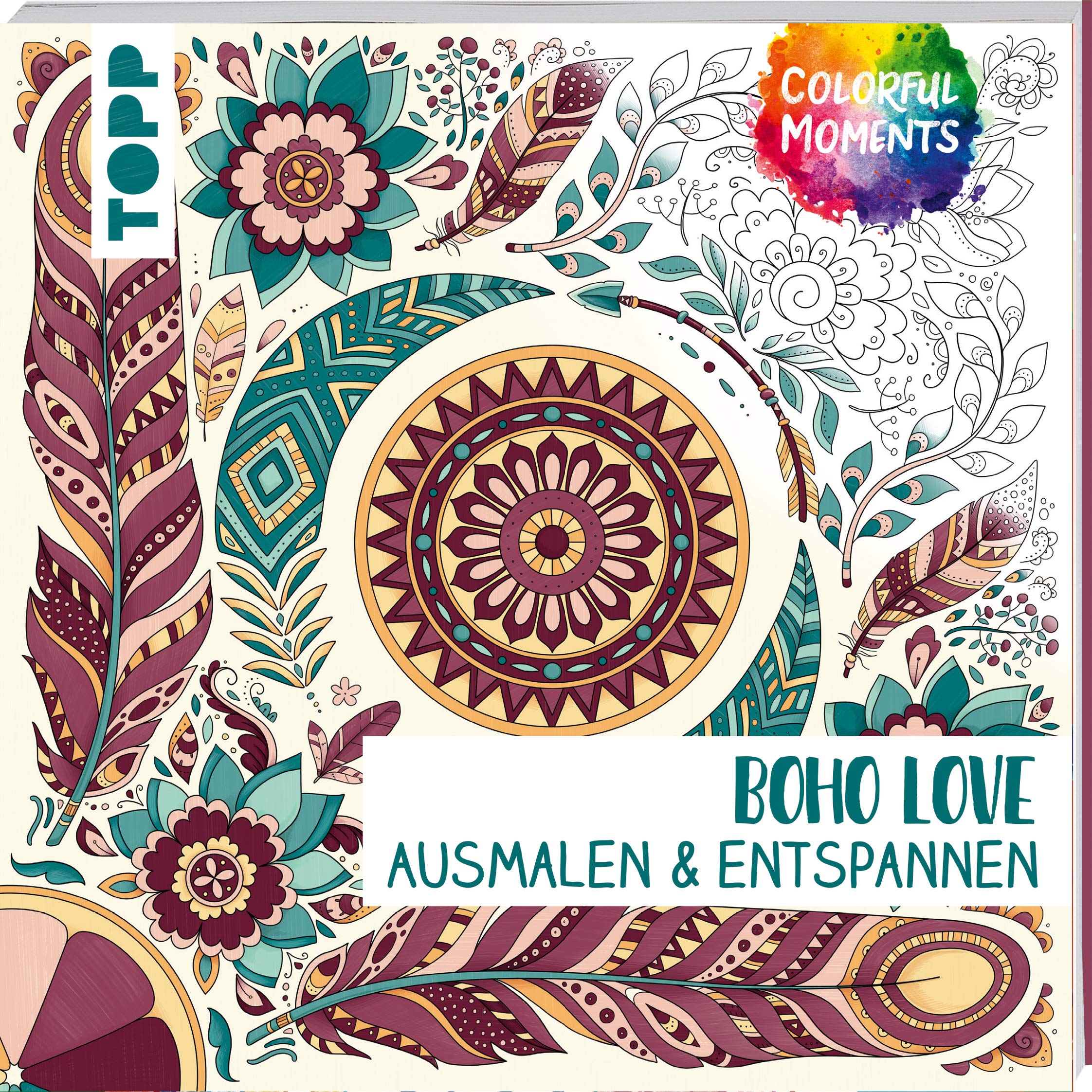 Colorful Moments - Boho Love: Ausmalen und entspannen Film, Art & Culture