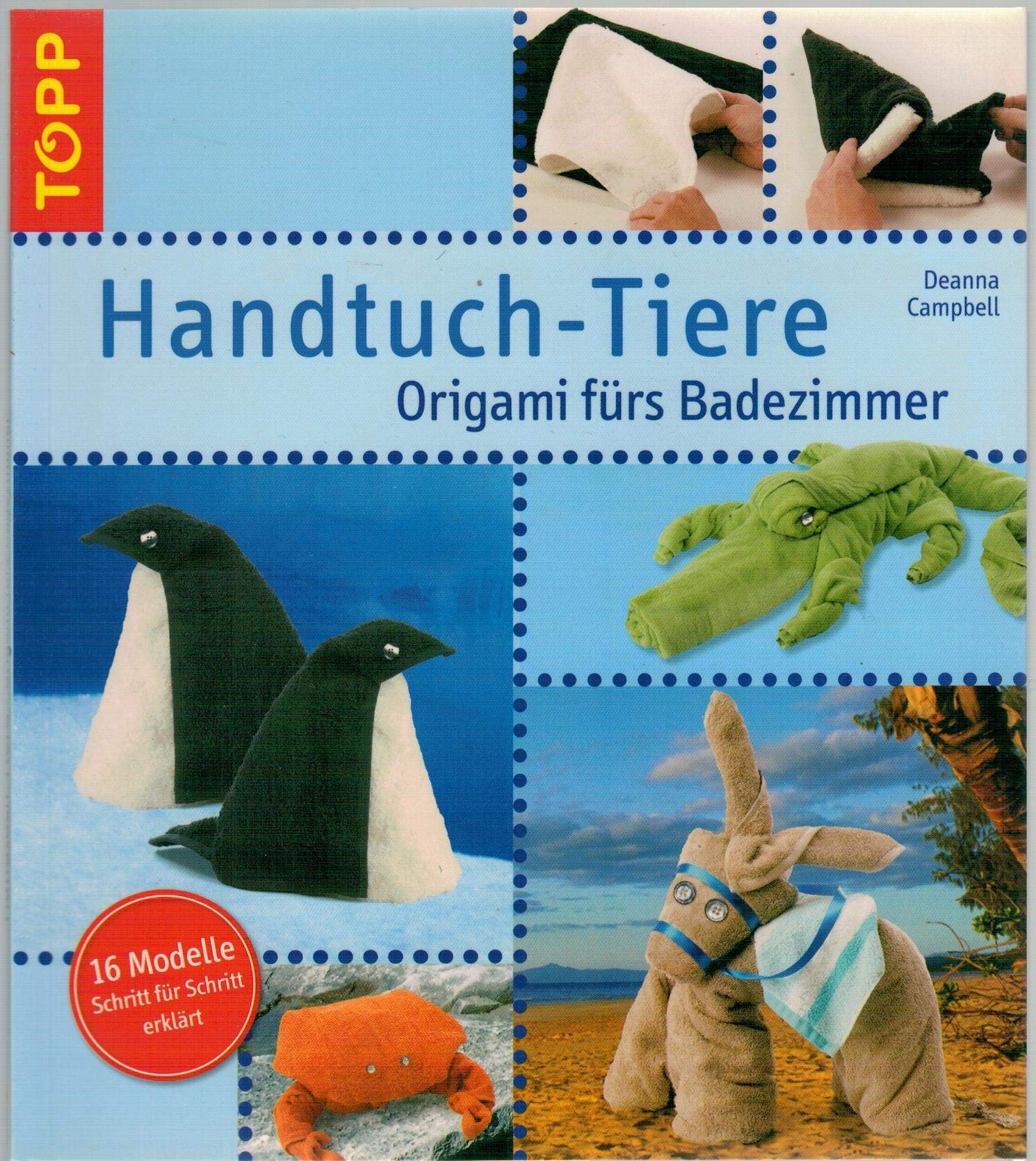 Handtuch-Tiere: Origami fürs Badezimmer Hobbies & Crafts