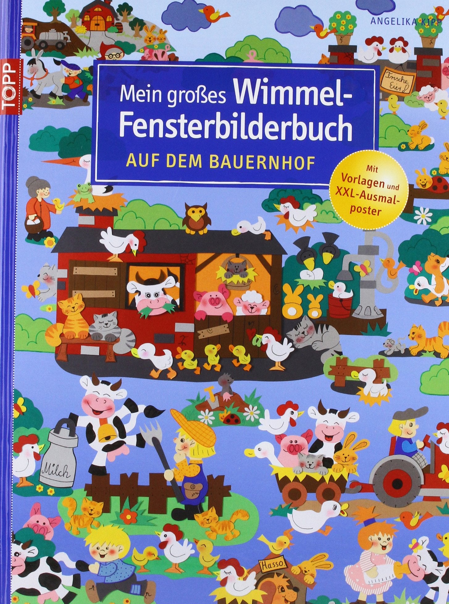 Mein großes Wimmel-Fensterbilderbuch: Auf dem Bauernhof Hobbies & Crafts