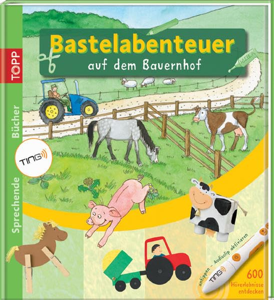 TING-Bastelabenteuer auf dem Bauernhof: Kreative Bücher mit dem sprechenden Stift - mit Spieleposter Hobbies & Crafts