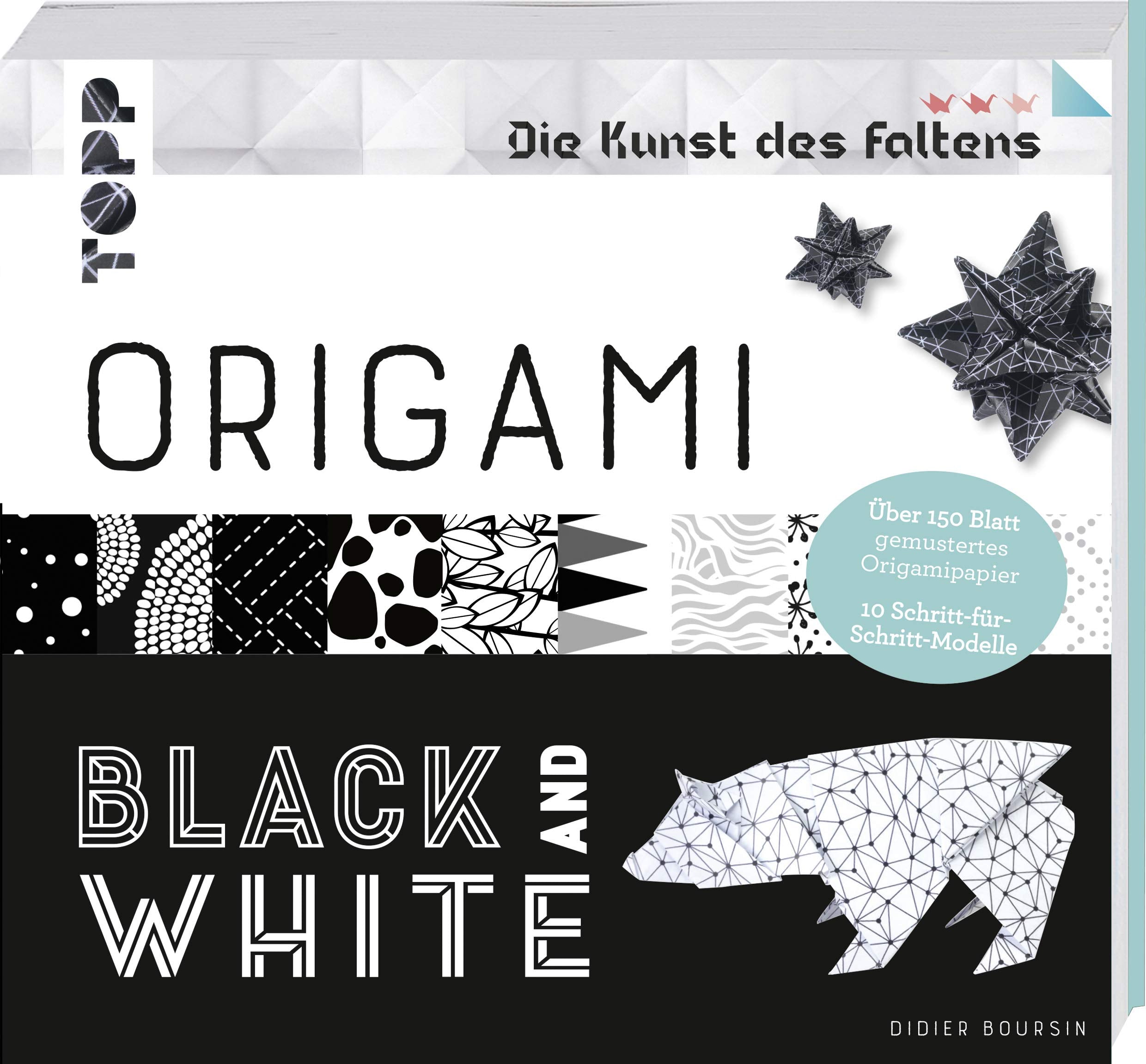 Origami Black & White (Die Kunst des Faltens): 152 Blatt gemustertes Origamipapier und 10 Schritt-für-Schritt-Modelle Hobbies & Crafts