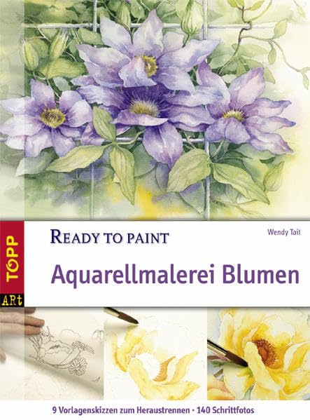 Ready to paint. Aquarellmalerei Blumen book