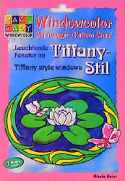Windowcolor. Leuchtende Fenster im Tiffany- Stil. Tiffany style windows. Malvorlagen. Pattern Sheet Leisure, Home & Garden