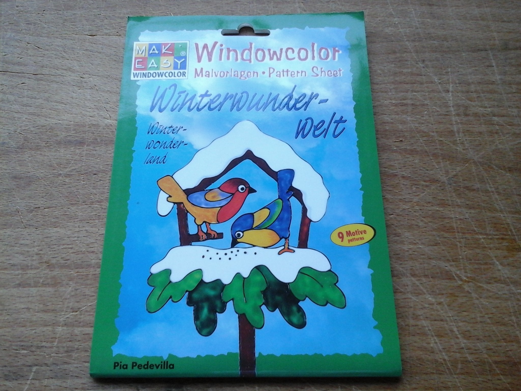Winterwunderwelt - Malvorlagen (Pattern Sheet) 9 Motive Books