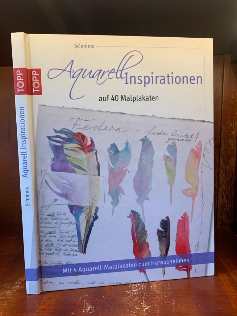 Aquarell Inspirationen auf 40 Malplakaten Film, Art & Culture