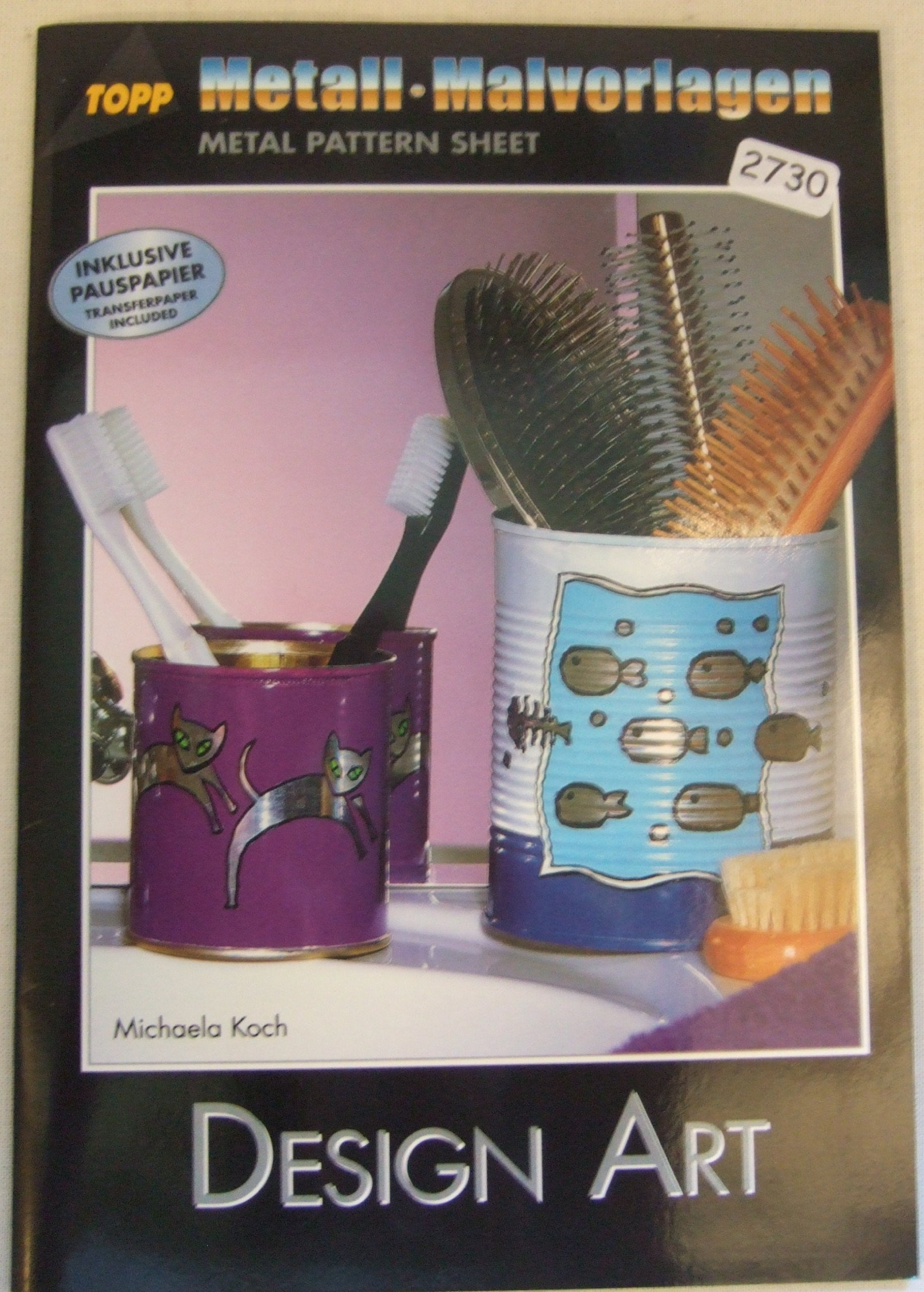 Bastelbuch Metall Malvorlagen, Design Art, 6300 Leisure, Home & Garden
