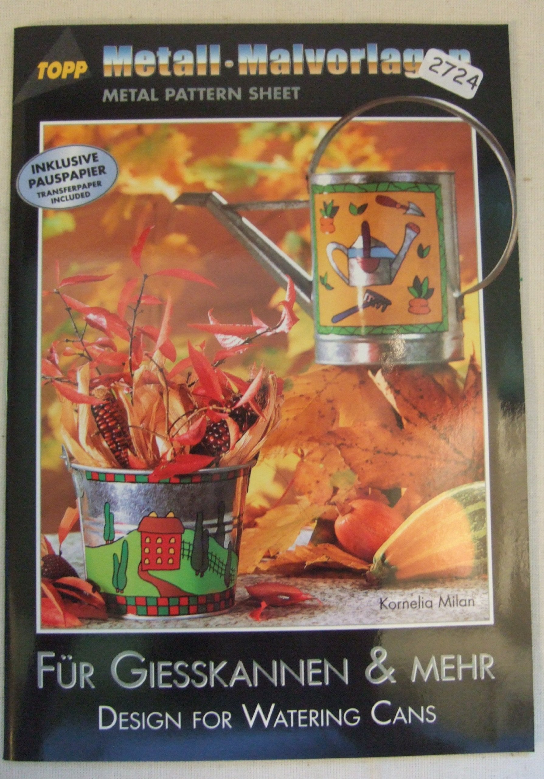Bastelbuch Metall Malvorlagen, Giesskanne, 6306 Leisure, Home & Garden