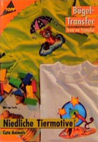 Bügel- Transfer. Niedliche Tiermotive. Cute Animals. Iron-on Transfer. Books