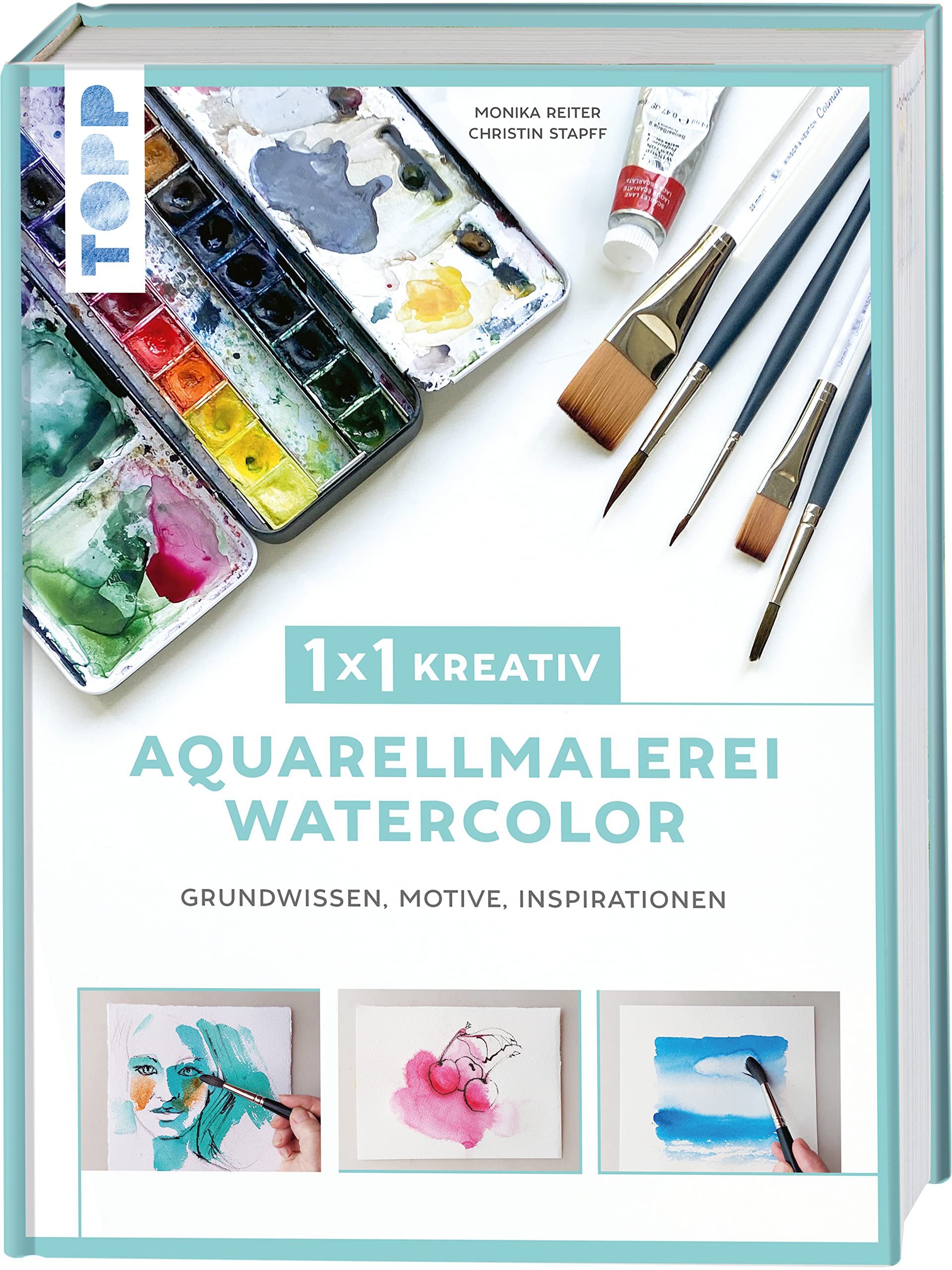 1x1 kreativ Aquarellmalerei/Watercolor Hobbies & Crafts