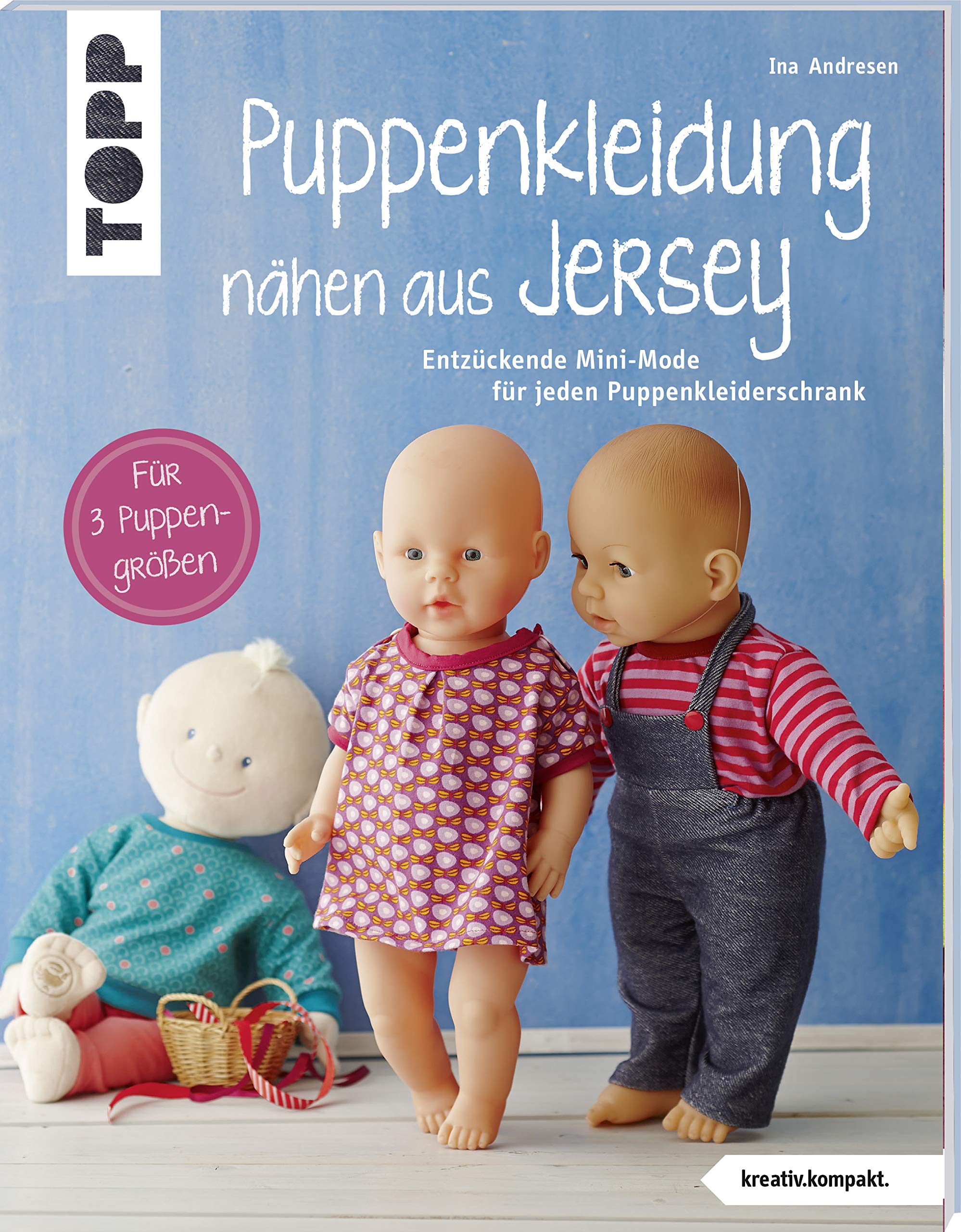 Puppenkleidung nähen aus Jersey (kreativ.kompakt.) Hobbies & Crafts