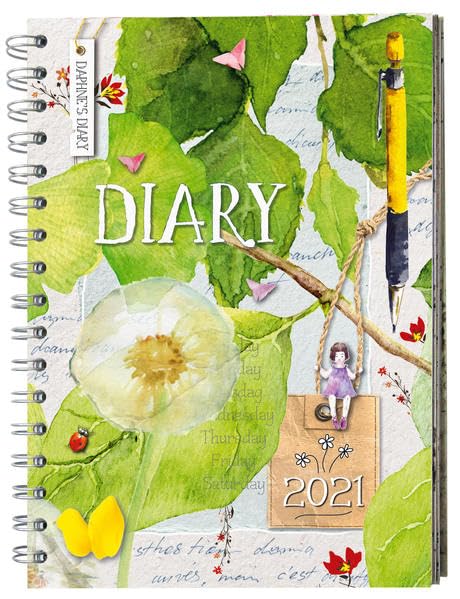 Daphne's Diary – Taschenkalender 2021: Mit Kalendarium, Platz für Notizen, Einkaufs- oder To-do-Liste sowie Rezepten, Rätseln, Ausmal-Motiven, Postkarten und Stickern Lifestyle