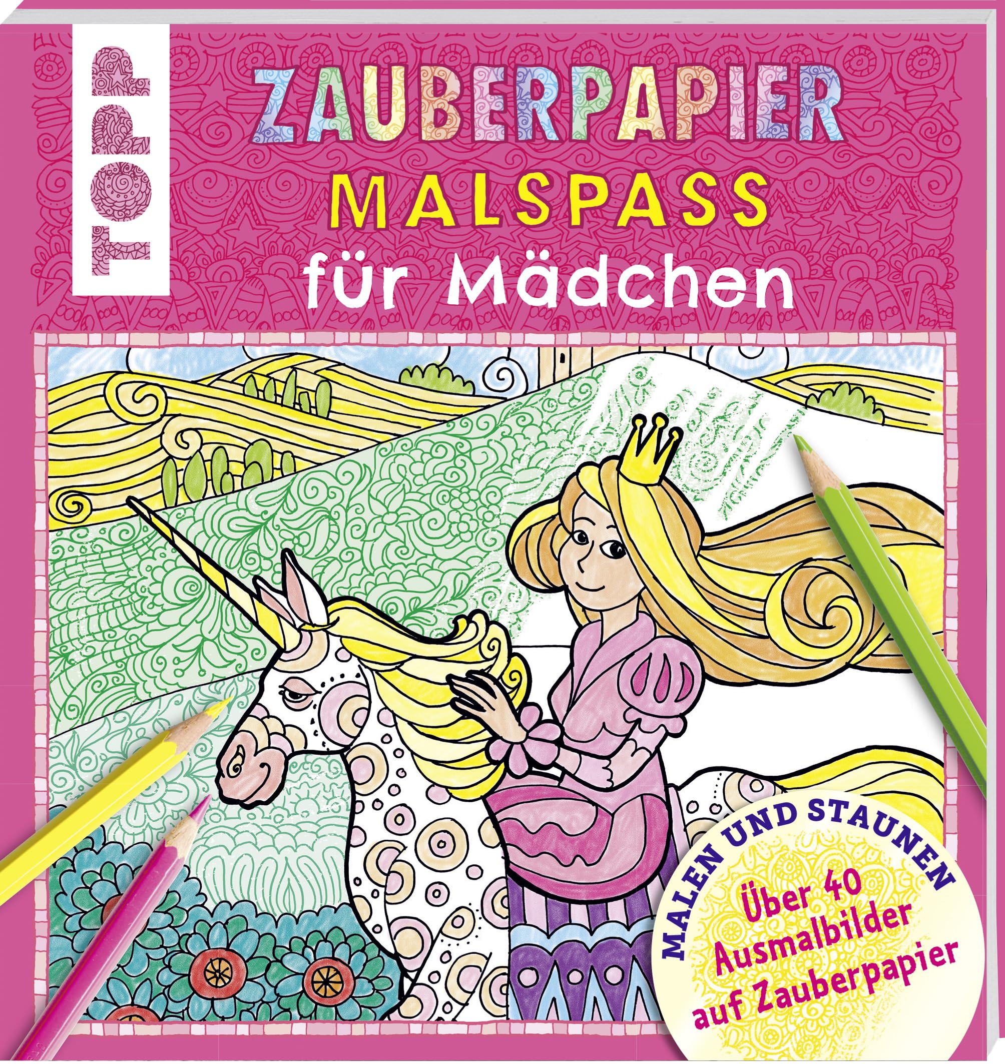 Zauberpapier Malspaß für Mädchen: Über 40 Ausmalbilder auf Zauberpapier Second-hand books on film, art and culture