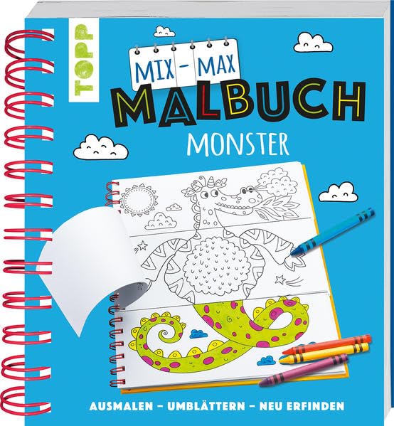 Mix-Max-Malbuch Monster Film, Art & Culture