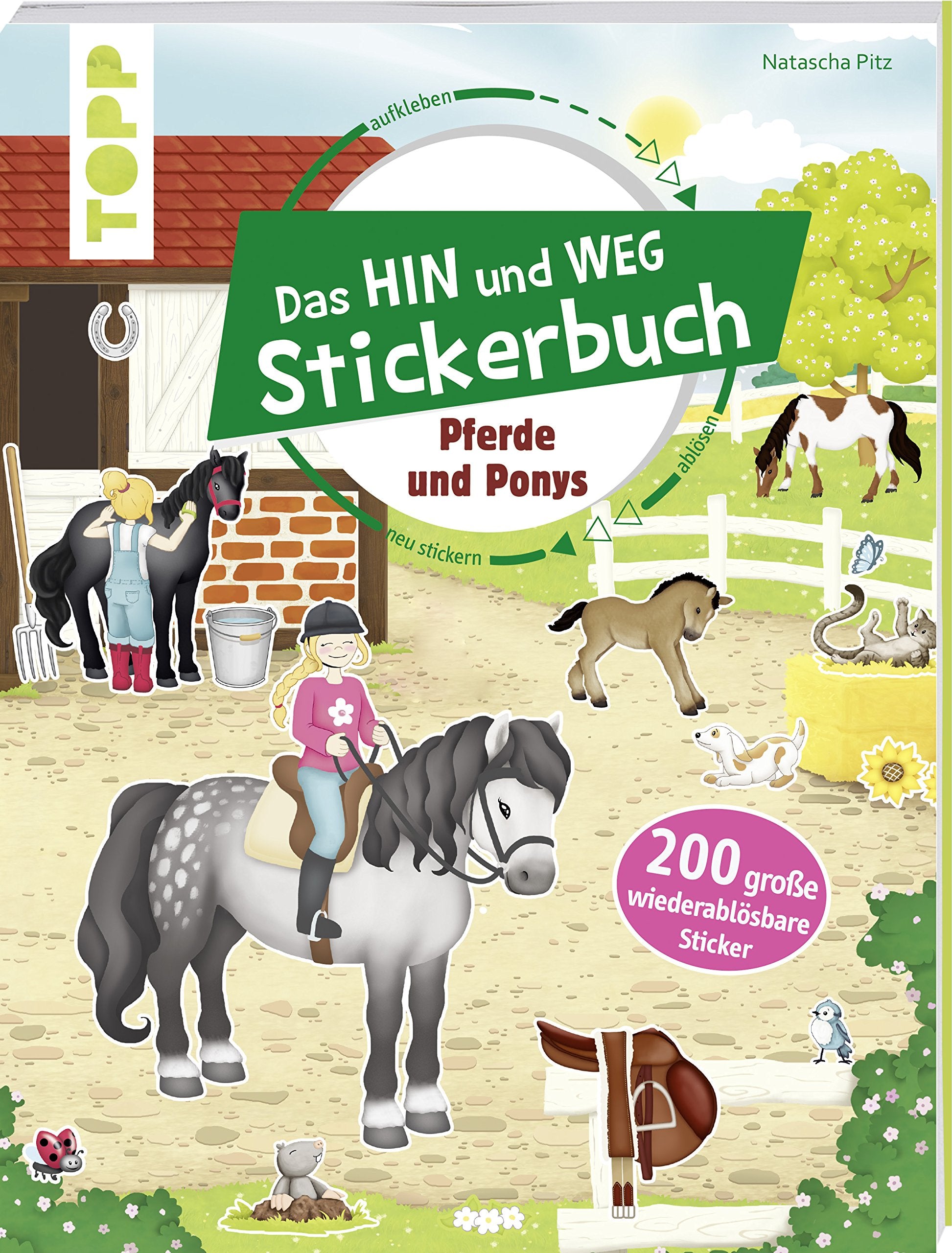 Das Hin-und-weg-Stickerbuch. Pferde und Ponys Tiptoi & Games