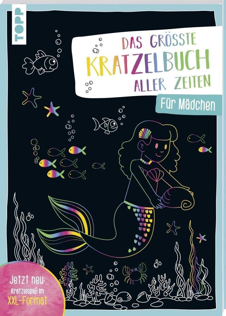 Das größte Kratzelbuch aller Zeiten für Mädchen: Jetzt neu: Kratzelspaß im XXL-Format Leisure, Home & Garden