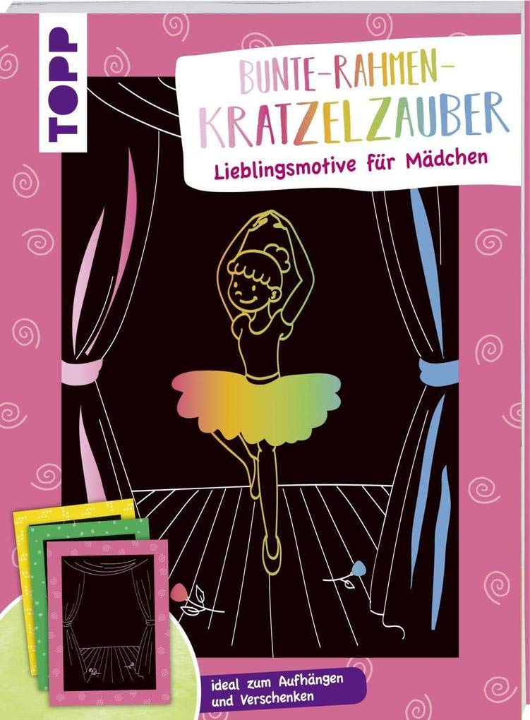 Bunte Rahmen Kratzelzauber Lieblingsmotive für Mädchen book