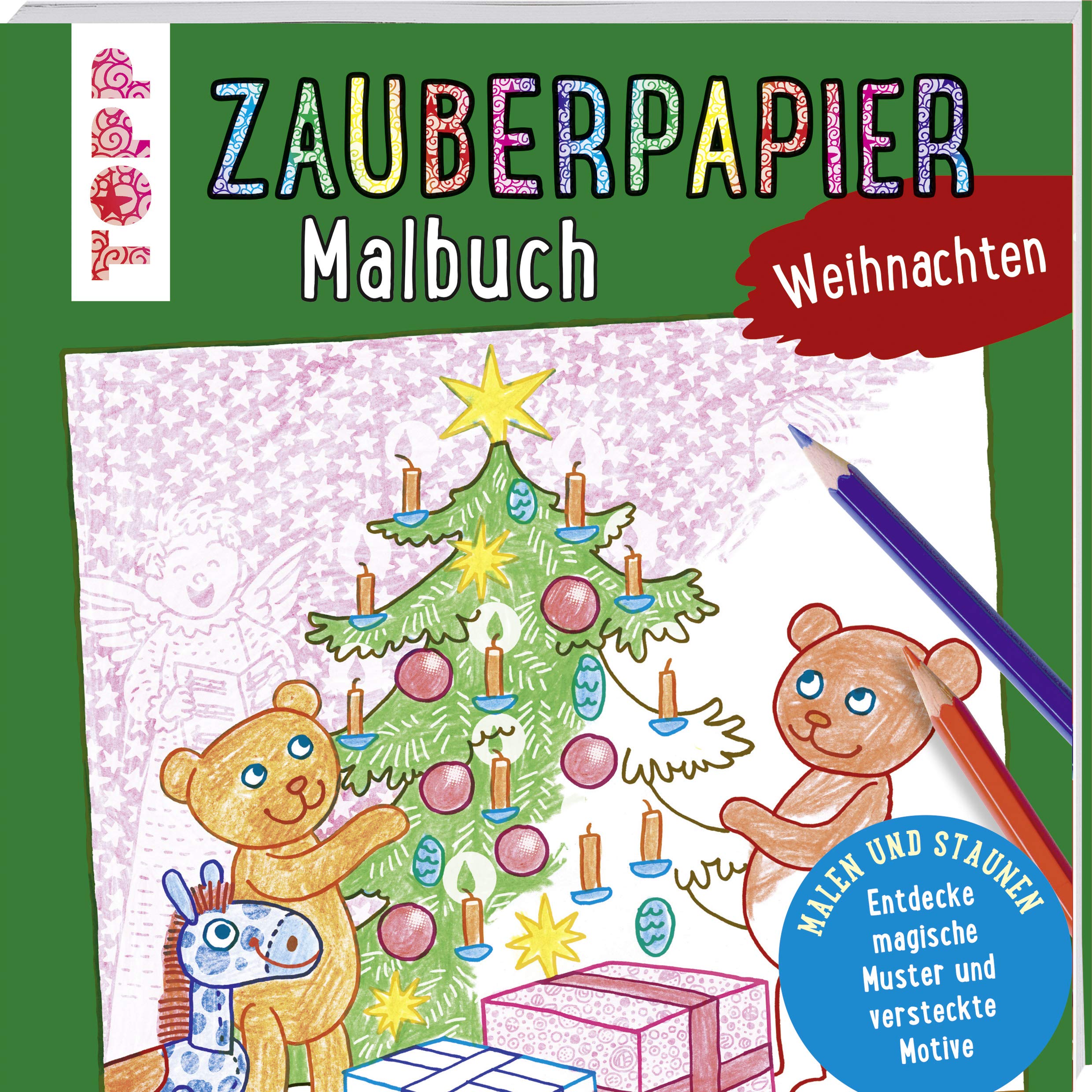 Zauberpapier Malbuch Weihnachten Leisure, Home & Garden