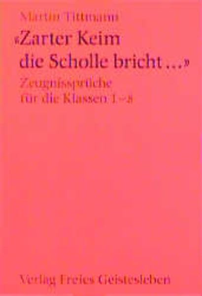 Zarter Keim die Scholle bricht... Education & Training