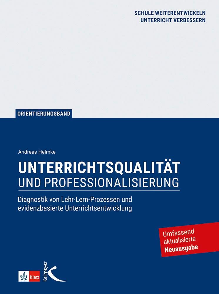 Unterrichtsqualität und Professionalisierung Learning & Reference