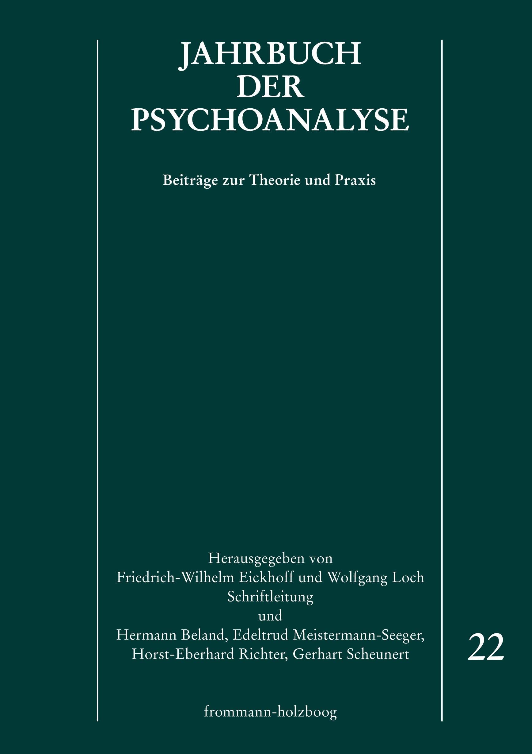 Jahrbuch der Psychoanalyse / Jahrbuch der Psychoanalyse. Beiträge zur Theorie, Praxis und Geschichte Philosophy