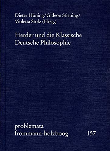 Herder und die Klassische Deutsche Philosophie (problemata, Band 157) Philosophy