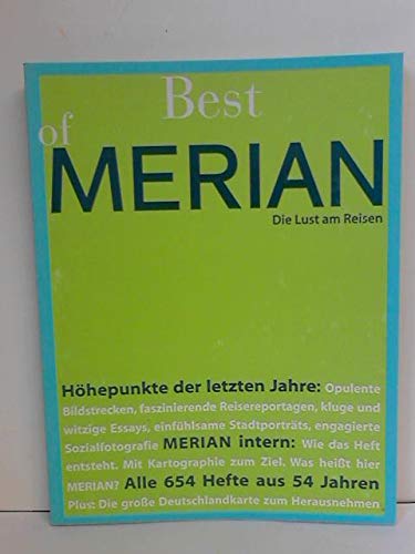 Best of MERIAN. Die Lust am Reisen Books