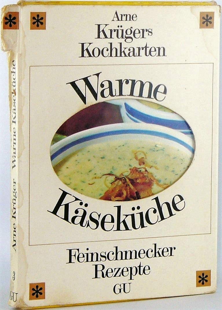 Arne Krügers Kochkarten Warme Käseküche 16 Karten mit Rezepten Books