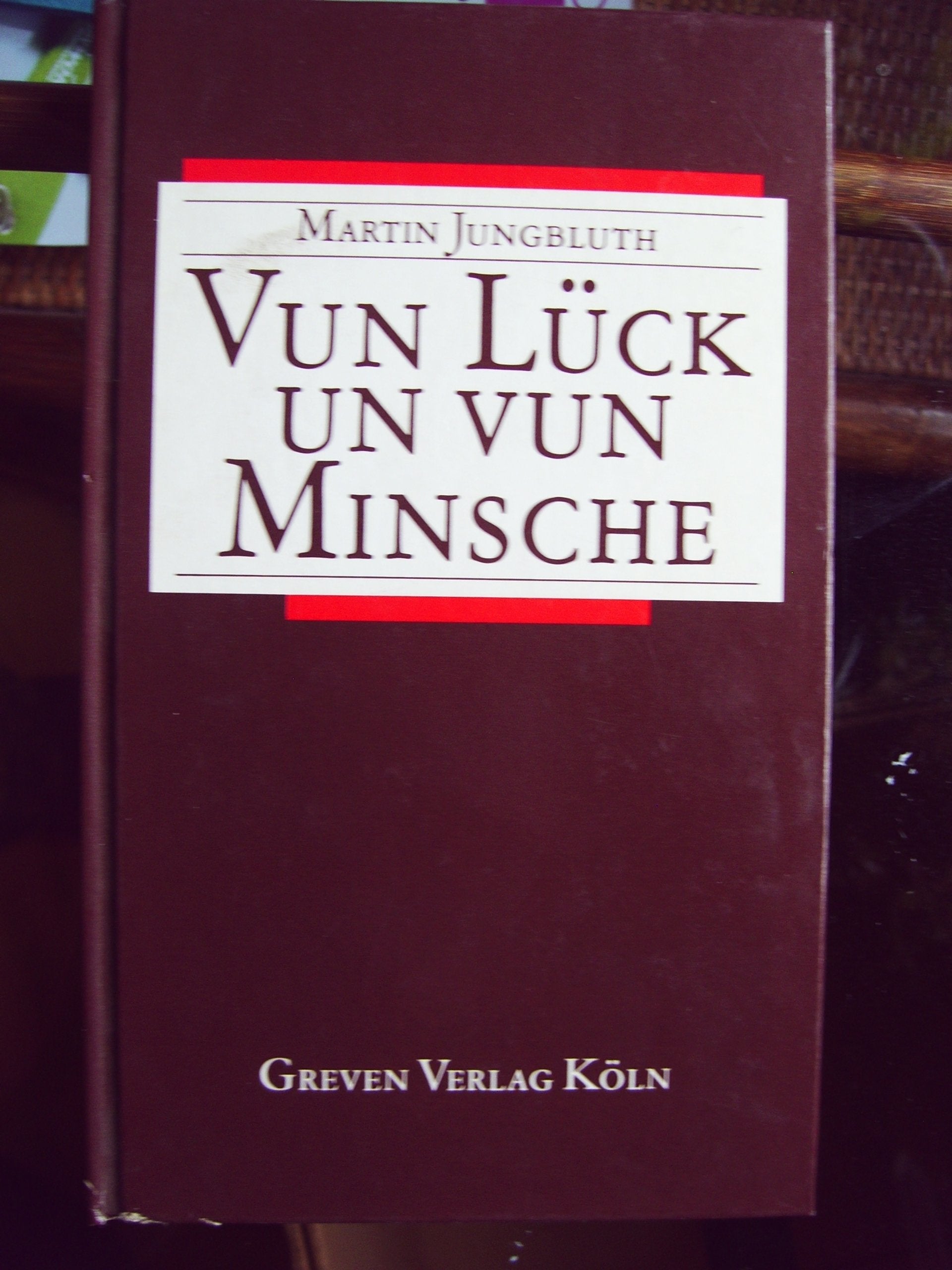 Product Image: Vun Lück un vun Minsche
