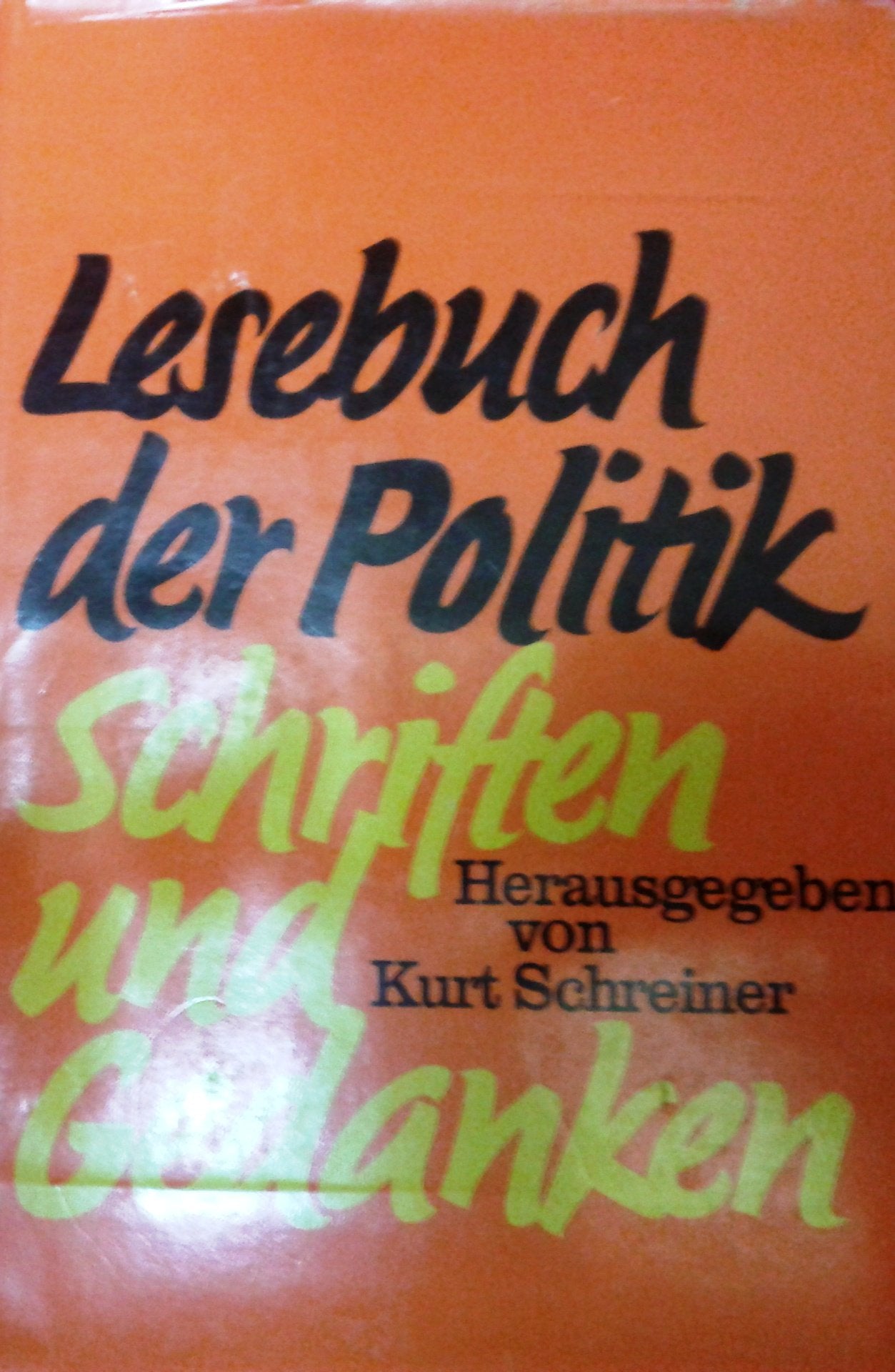 Lesebuch der Politik. Schriften und Gedanken Books
