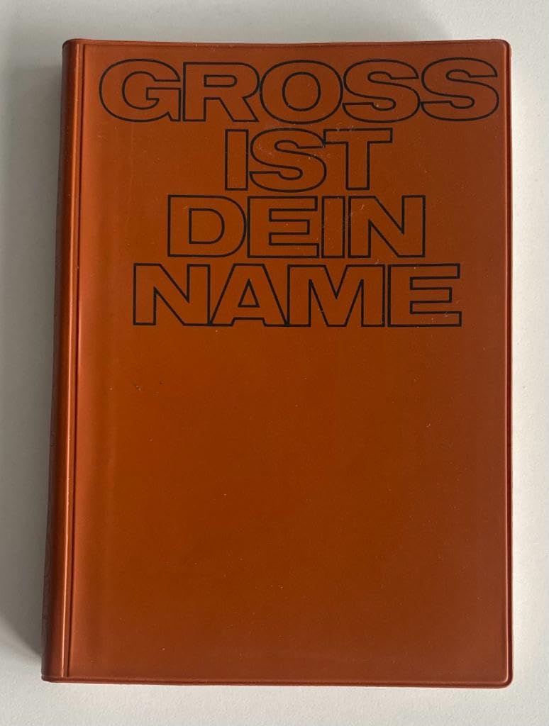 Gross ist dein Name. Lieder für die Gemeinde. Textausgabe mit Anhang Books