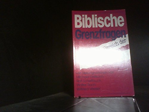Biblische Grenzfragen: Im Bereich der "Neuen Spiritualität" (Tagesfragen) Professional & Reference Books