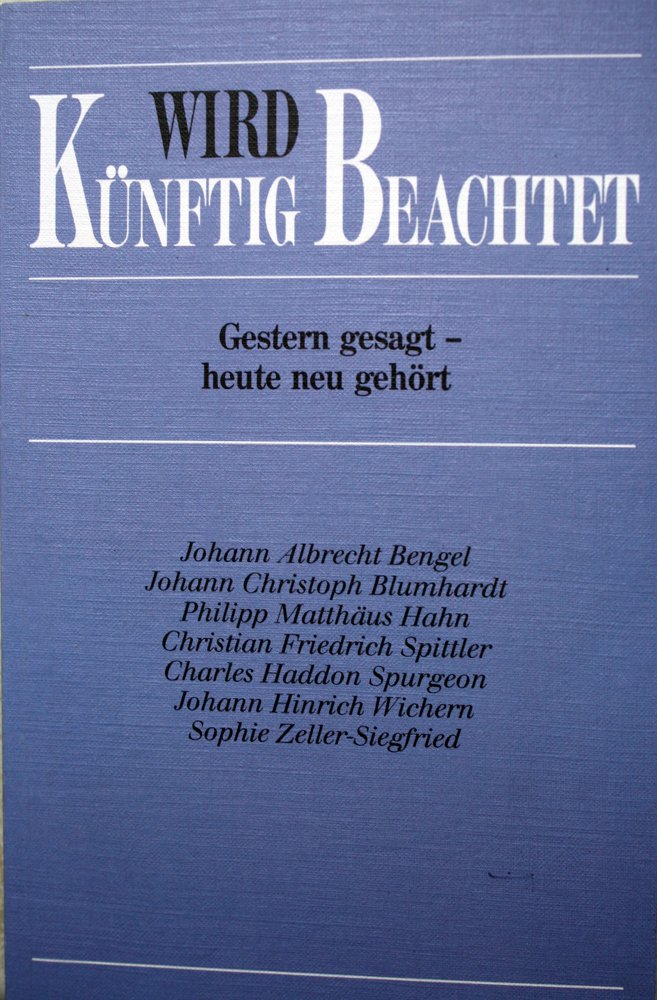 Wird künftig beachtet: Gestern gesagt - heute neu gehört (TELOS - Taschenbücher) Books