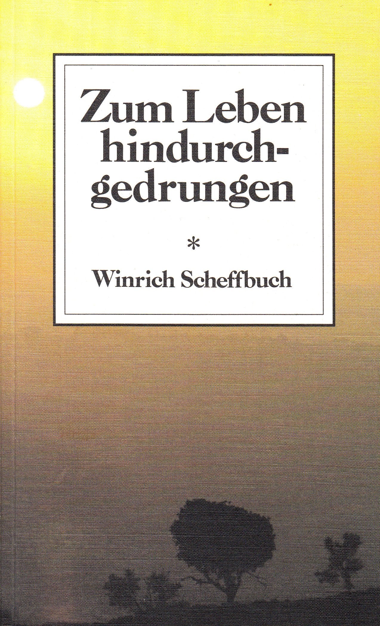 Zum Leben hindurchgedrungen (TELOS - Taschenbücher) Books