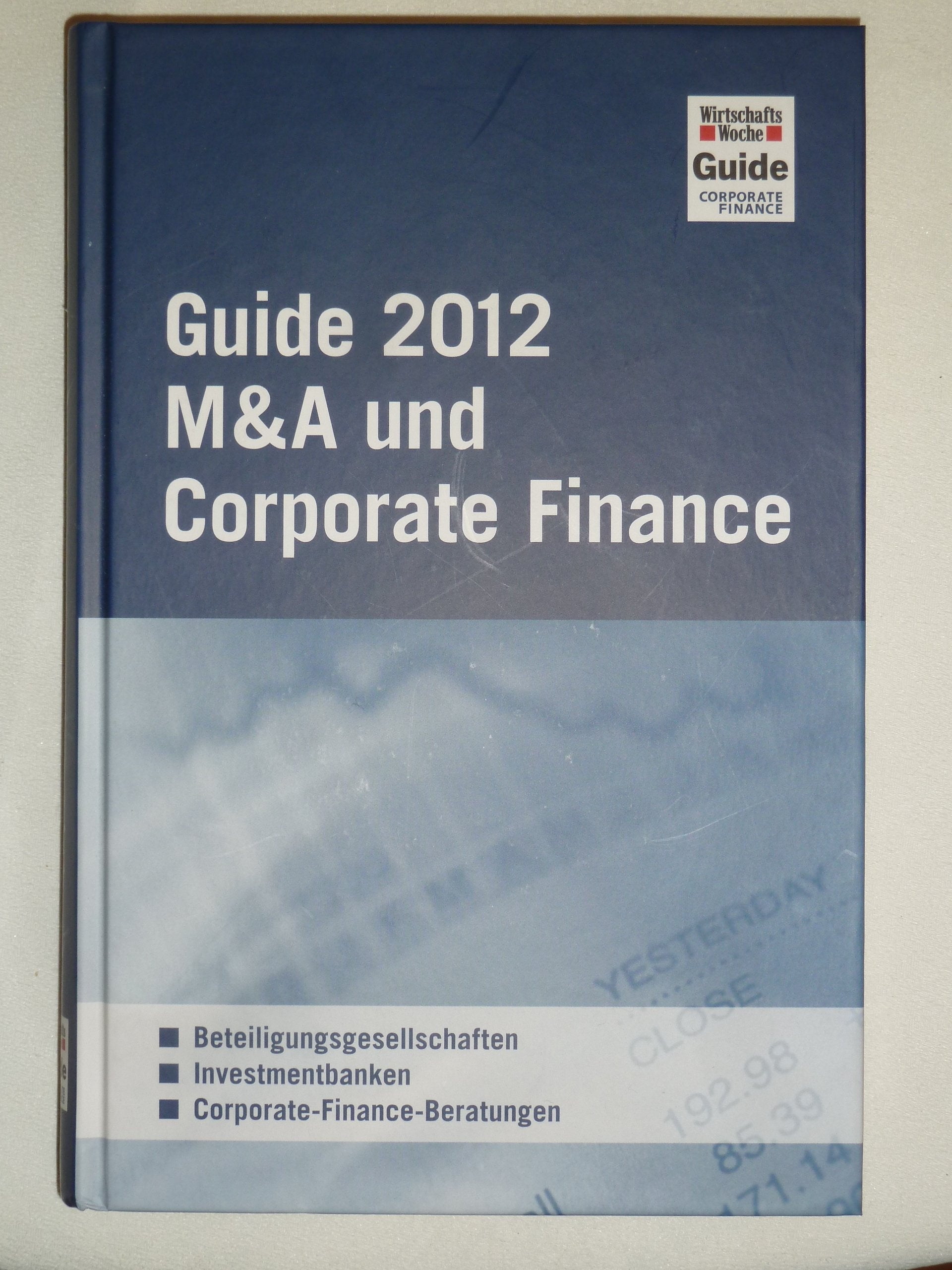 Guide 2012 M&A und Corporate Finance Law
