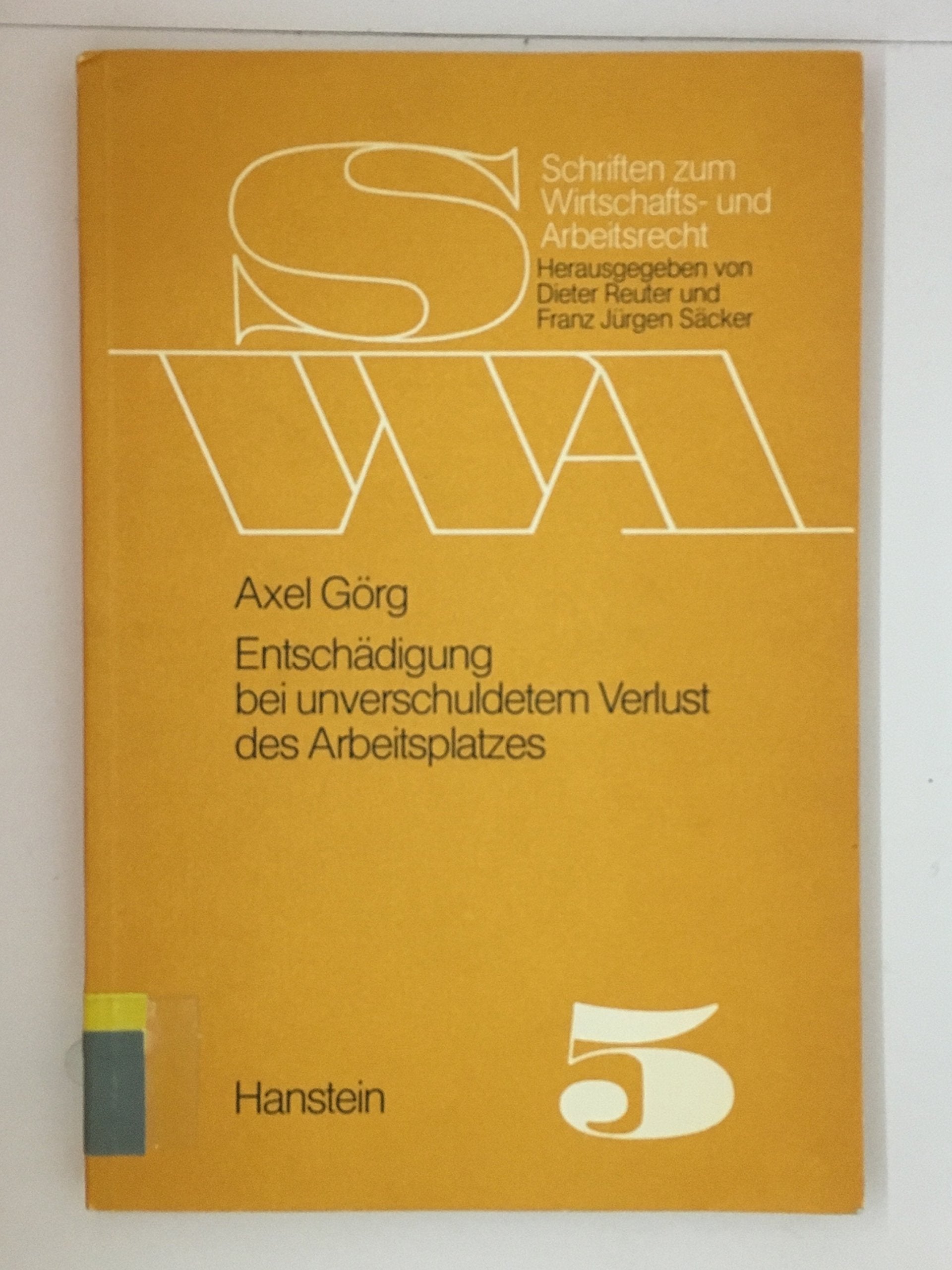 Entschädigung bei unverschuldetem Verlust des Arbeitsplatzes. Business, Finance & Career