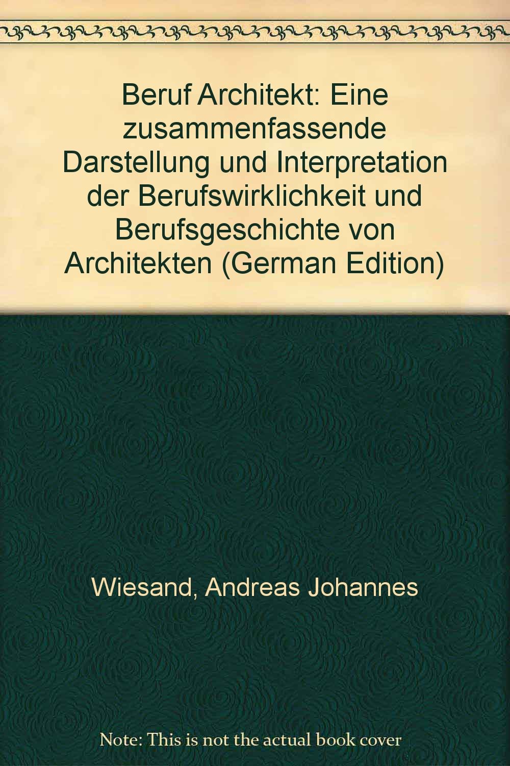 Beruf Architekt Books