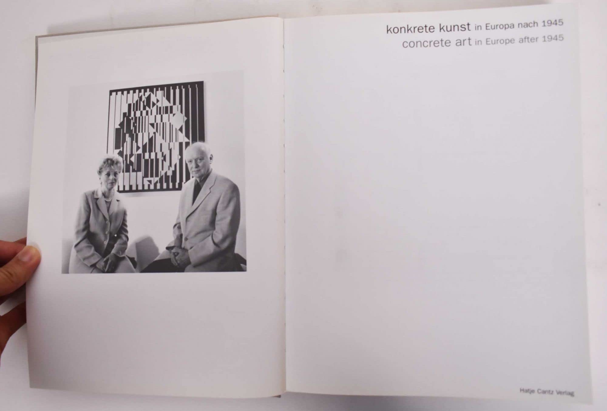 Concrete Art in Europe after 1945 /anglais/allemand book