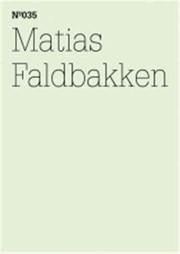 Documenta 13 Vol 35 Matias Faldbakken : SUCHE Essays & Short Stories