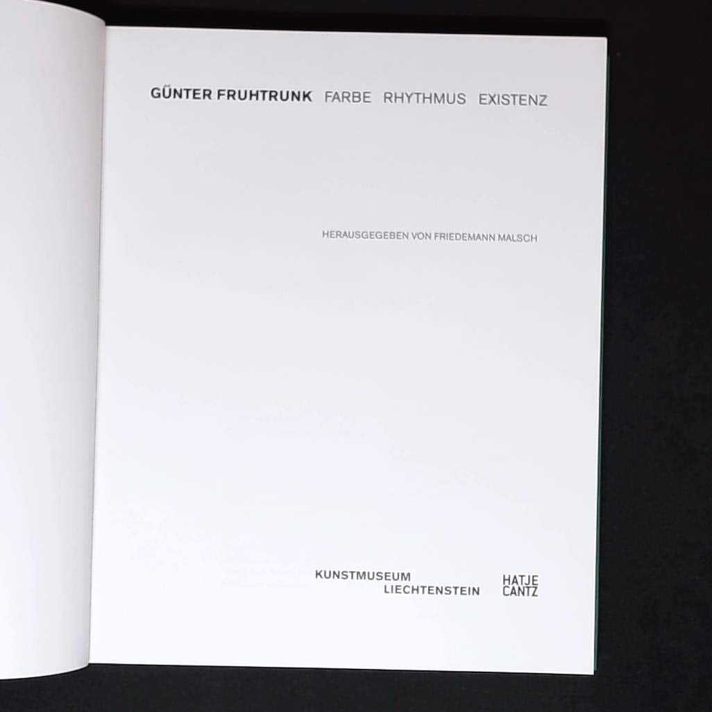 Günter Fruhtrunk: Farbe Rhythmus Existenz (Zeitgenössische Kunst) Film, Art & Culture