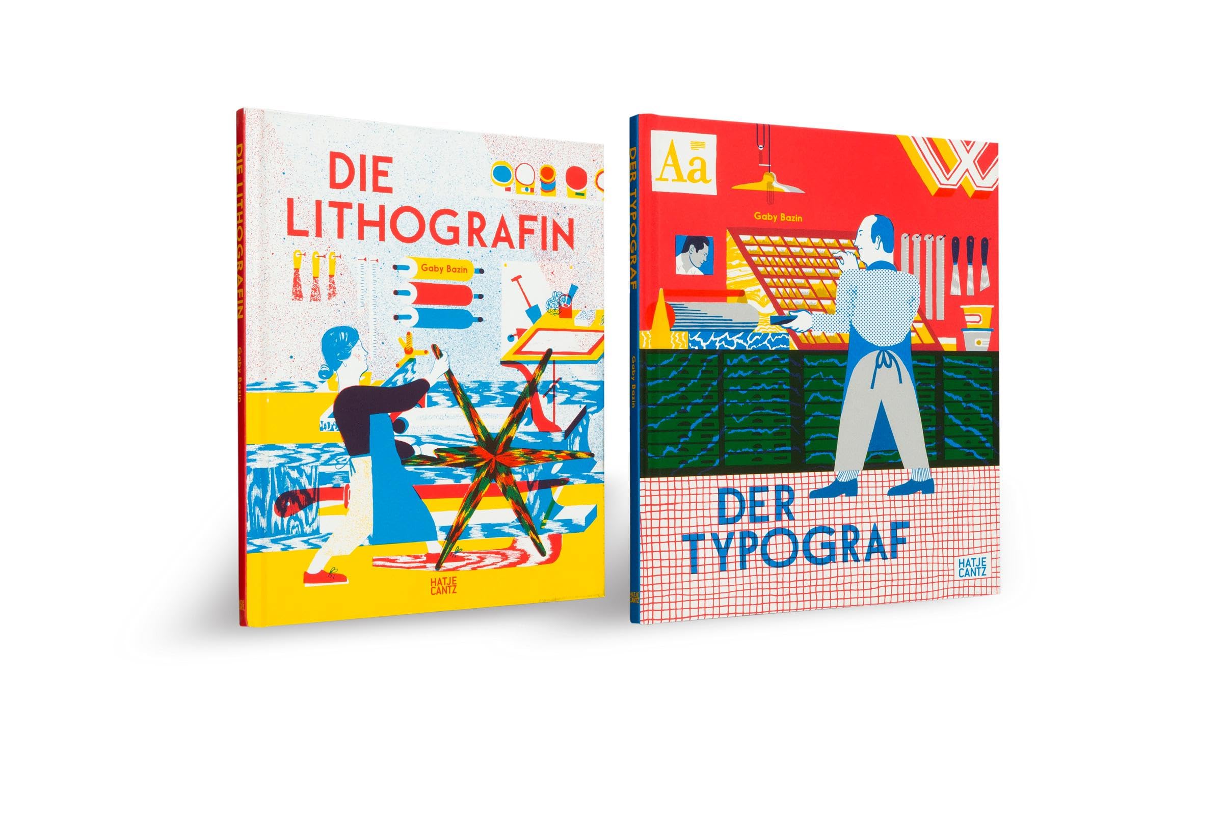 Die Lithografin  & Der Typograf : Zwei Bilderbücher für Kinder ab 6 Jahren über Buchdruck und Schriftkunst Film, Art & Culture