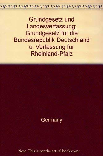 Grundgesetz Landesverfassung Books