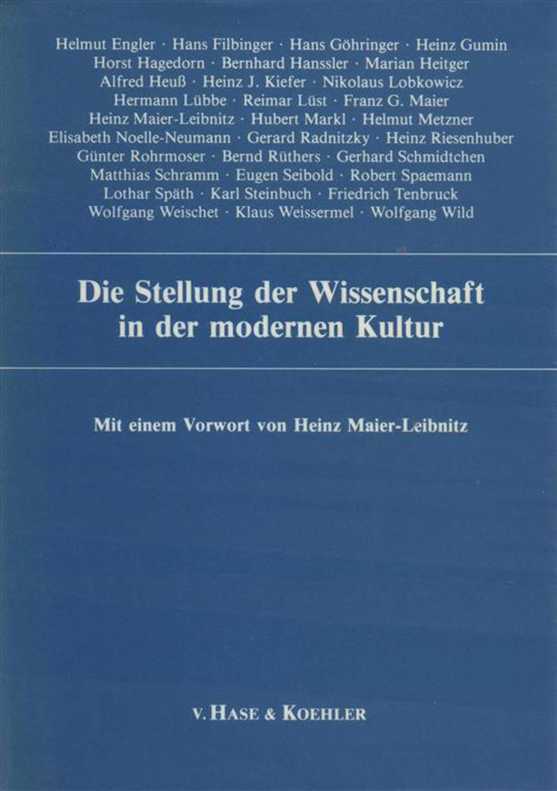 Die Stellung in der Wissenschaft in der modernen Kultur Books