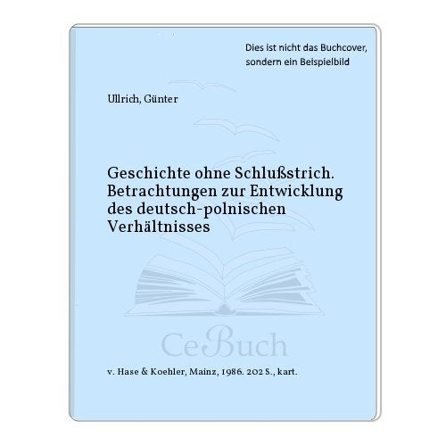 Geschichte ohne Schlußstrich Books
