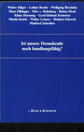 Ist unsere Demokratie noch handlungsfähig? General education