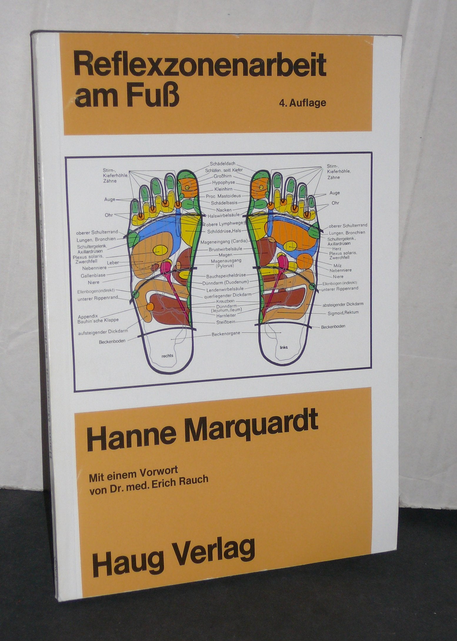 Reflexzonenarbeit am Fuß von Hanne Marquardt Book Books