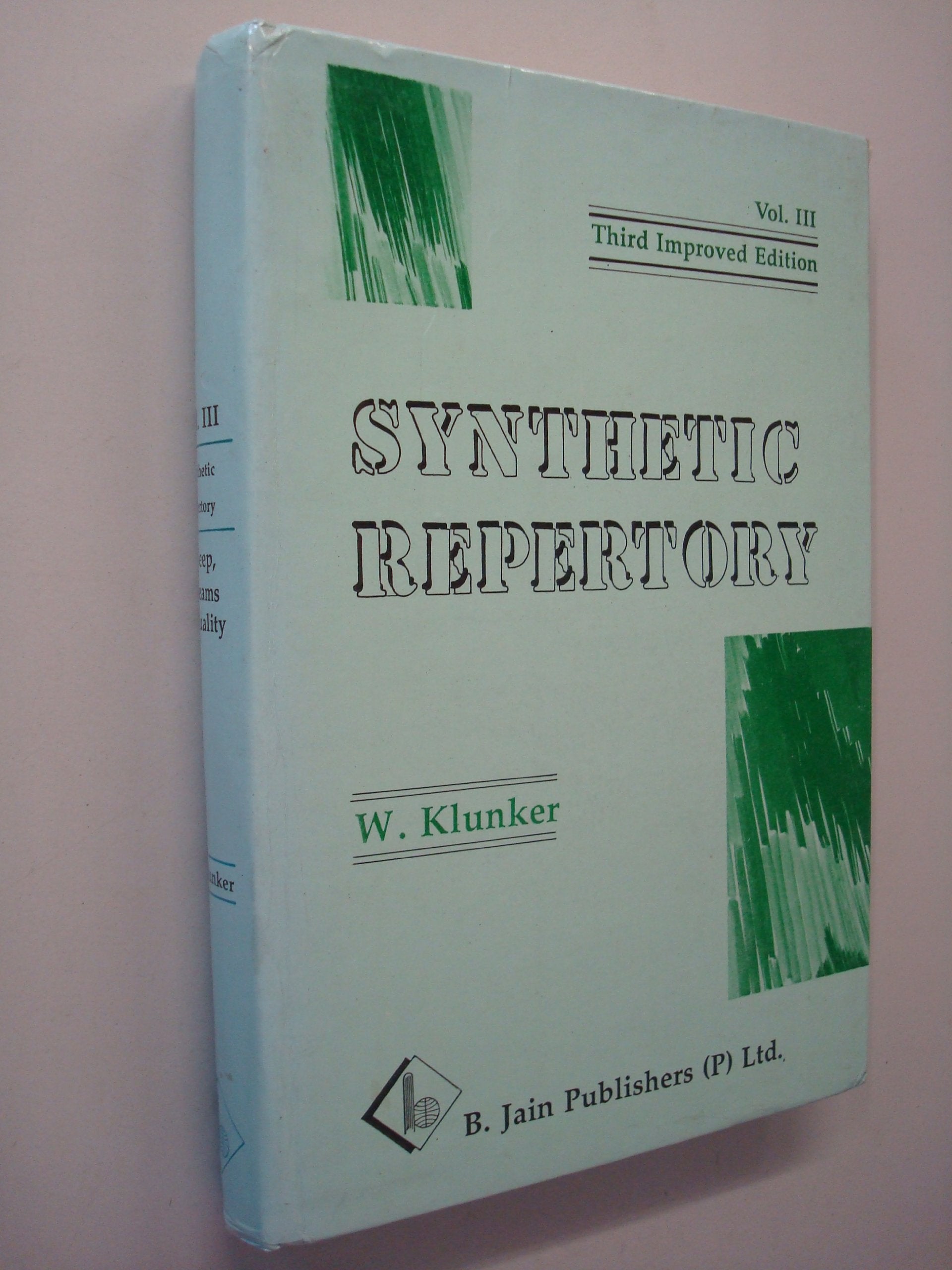 Synthetisches Repertorium. Bd. 1 Gemütssymptome Medicine