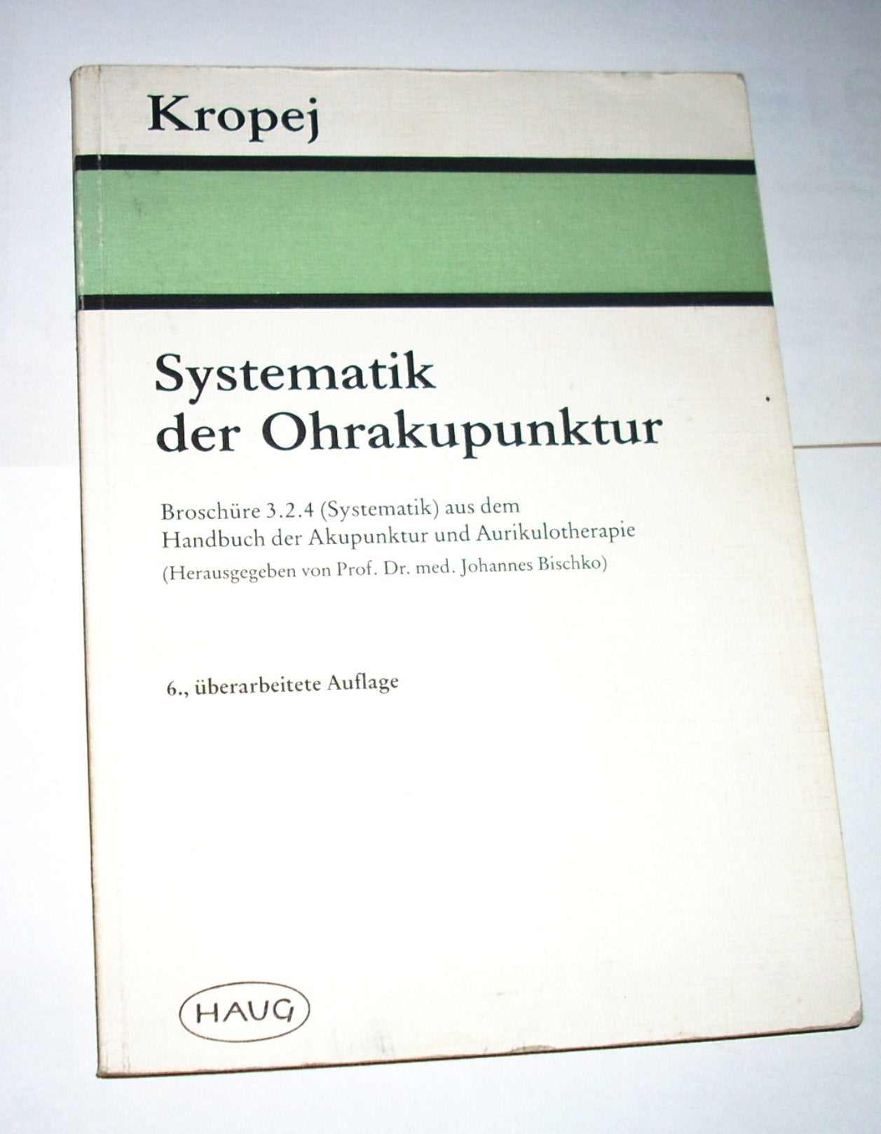 Product Image: Systematik in der Ohrakupunktur, Broschüre 3.2.4