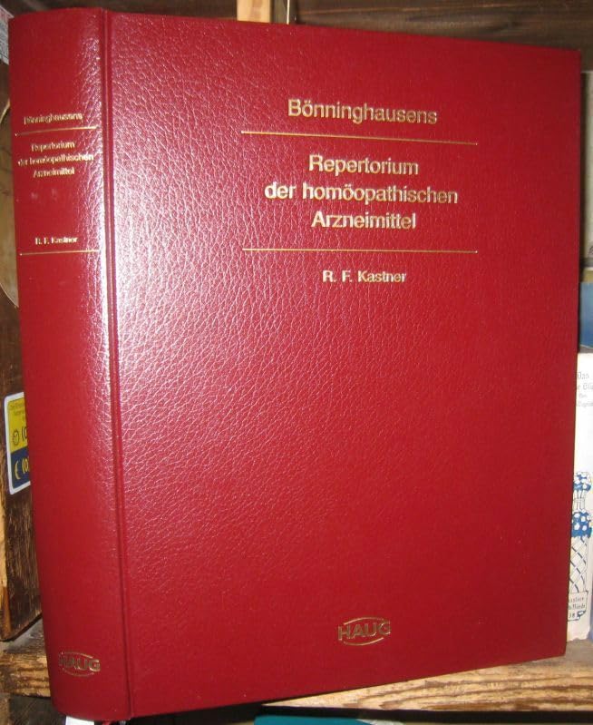 Bönninghausens Repertorium der homöopathischen Arzneimittel und Geniushinweise Health, Nutrition & Fitness