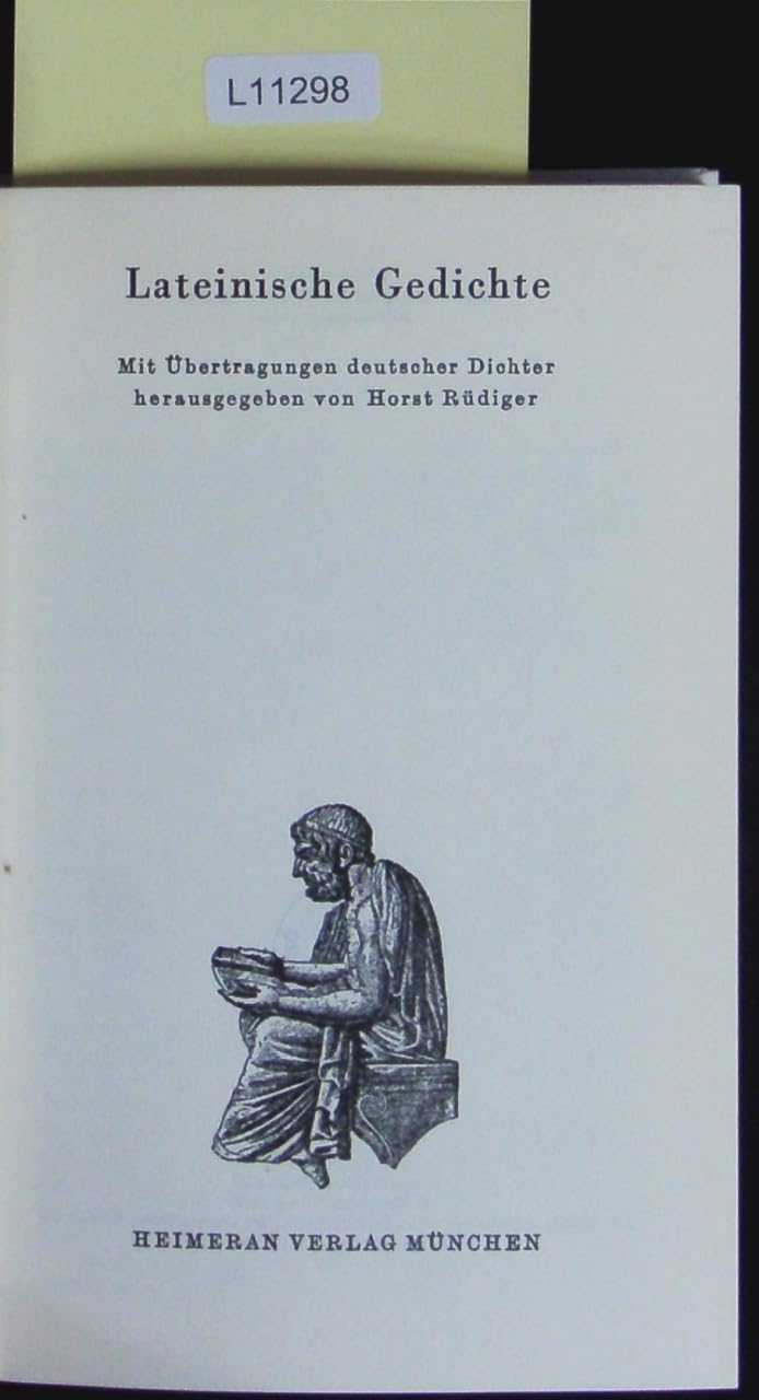 Lateinische Gedichte Books