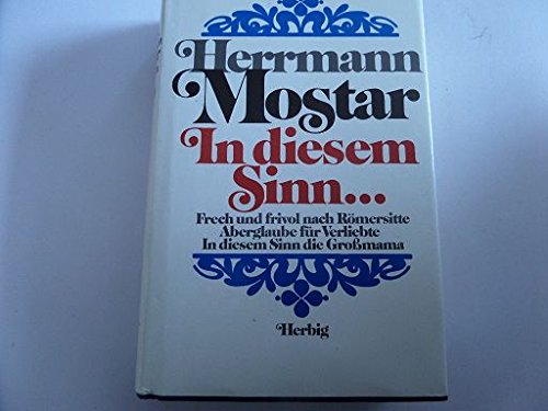 ...in diesem Sinn: Gesamtwerk in Einzelbänden Books